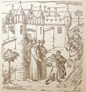 How the Brothers Polo Set Out from Constantinople with Their Nephew Marco for China by European School